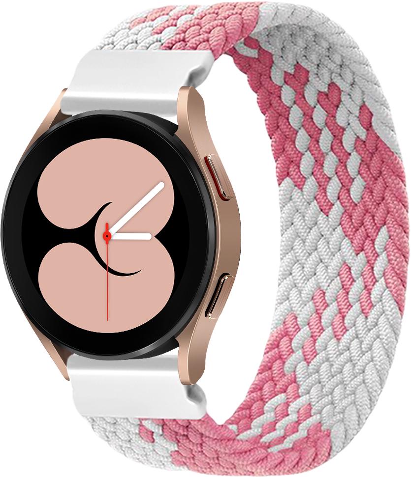 Ремешок Solo Loop Multi для Galaxy Watch 4 40 мм (145 мм) Pink/White (26282-52)