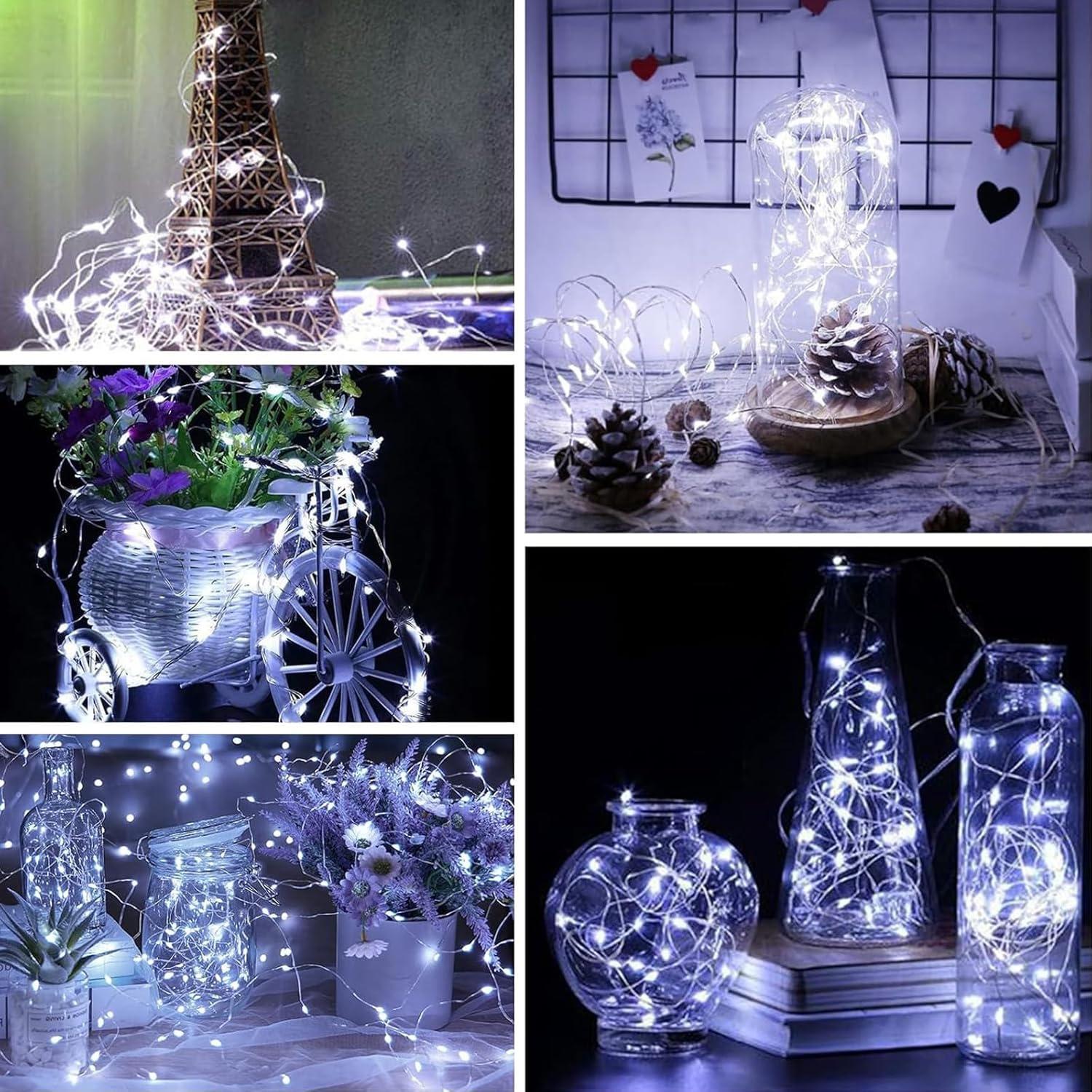 Гірлянда-нитка світлодіодна Краплі роси 5 м 50 LED-ламп USB Білий (3000003893) - фото 6 Гірлянда-нитка світлодіодна Краплі роси 5 м 50 LED-ламп USB Білий (3000003893) - фото 6