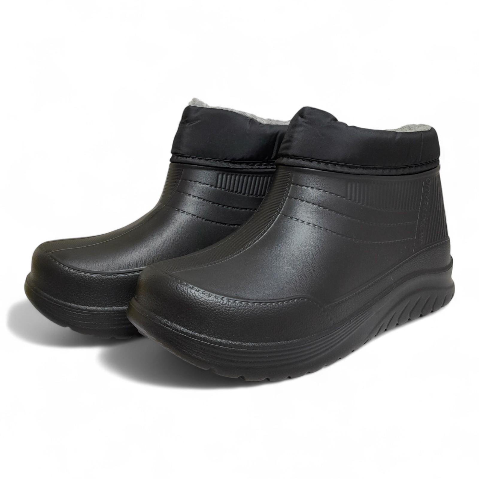 Галоши женские высокие теплые GIPANIS р. 37 23,5 см Черный (2765077773) - фото 7