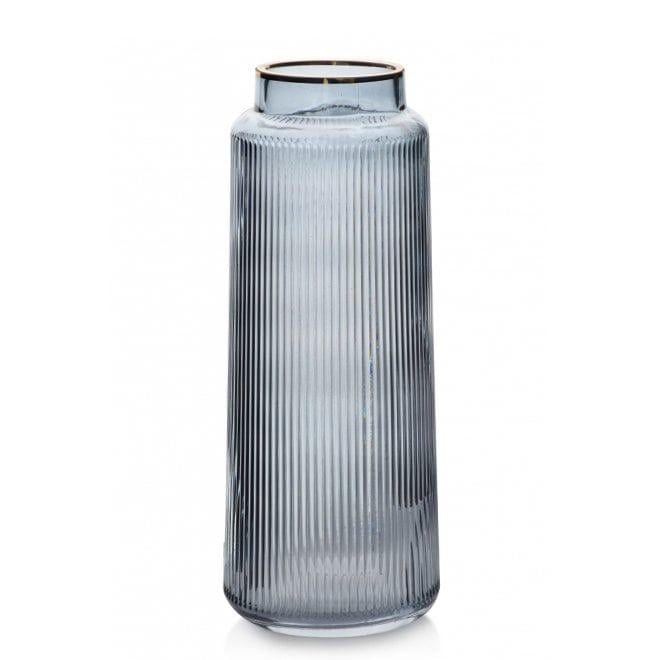 Ваза стеклянная Flora Serenite H-30 см (35876)