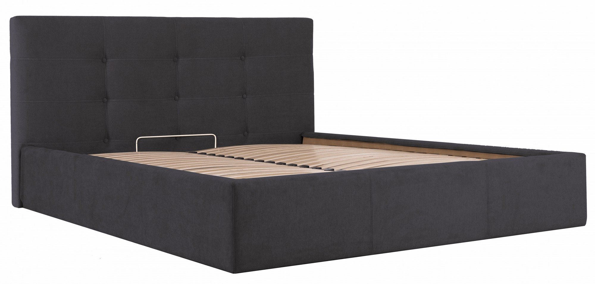 Ліжко двоспальне Manchester VIP Місті Dark Grey 180х190 см Темно-сірий