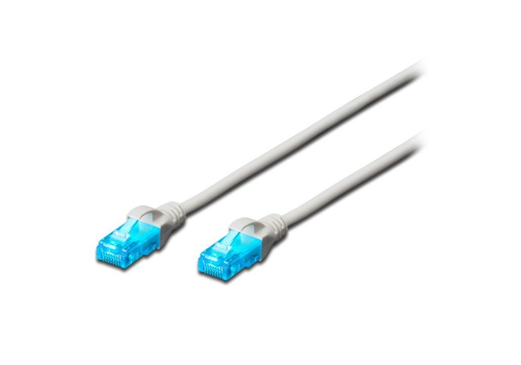 Патч-корд Digitus Cat.5e UTP 0,5 м Белый (614573)