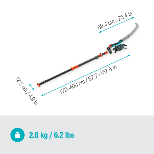 Висоторіз телескопічний Gardena StarCut Pro L Set 32 мм і пила StarCut (12082-20.000.00) - фото 5 Висоторіз телескопічний Gardena StarCut Pro L Set 32 мм і пила StarCut (12082-20.000.00) - фото 5
