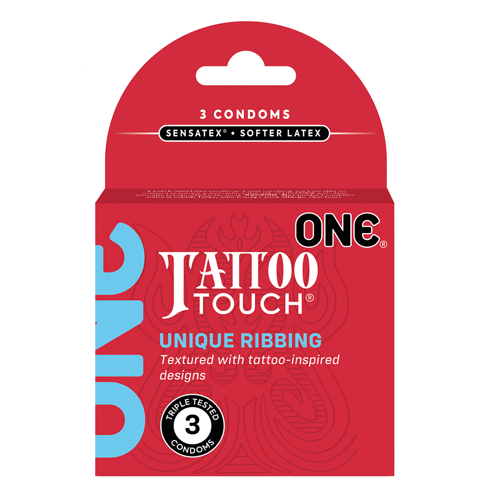 Презервативи ONE Tattoo Touch 3 шт. (UCIU000450)