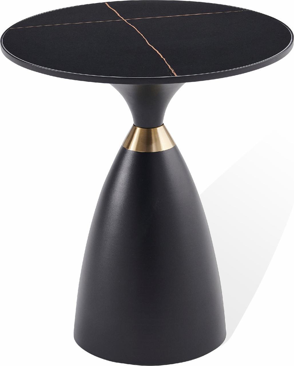 Стіл кавовий Noemi 50х50 см Etna top black base (13839)