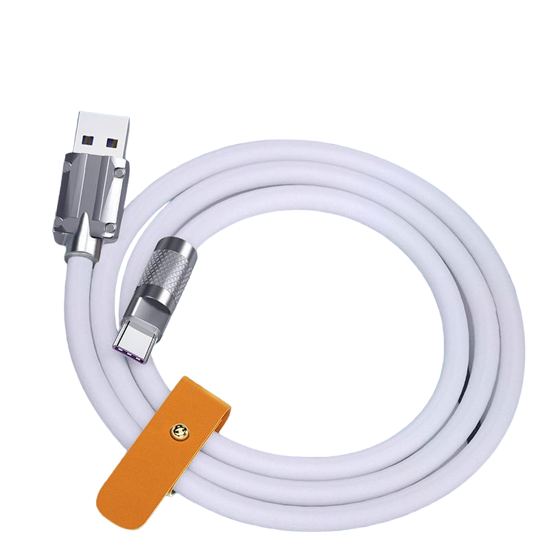 Кабель Type-С - USB 1 м Білий (68-0007)