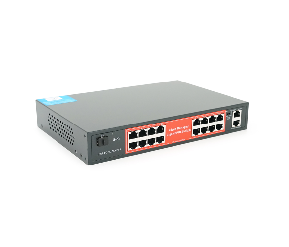 Коммутатор гигабитный управляемый PoE YOSO YO316-240 16 портов (3103387635)