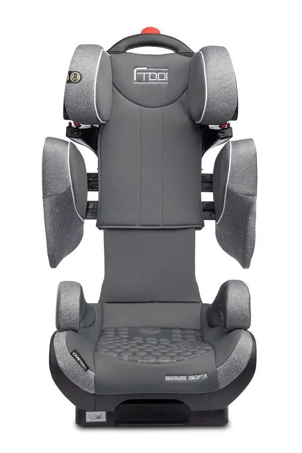 Автокрісло дитяче Caretero Frodi Isofix 88х55х49 см 15-36 кг Сірий (387307)