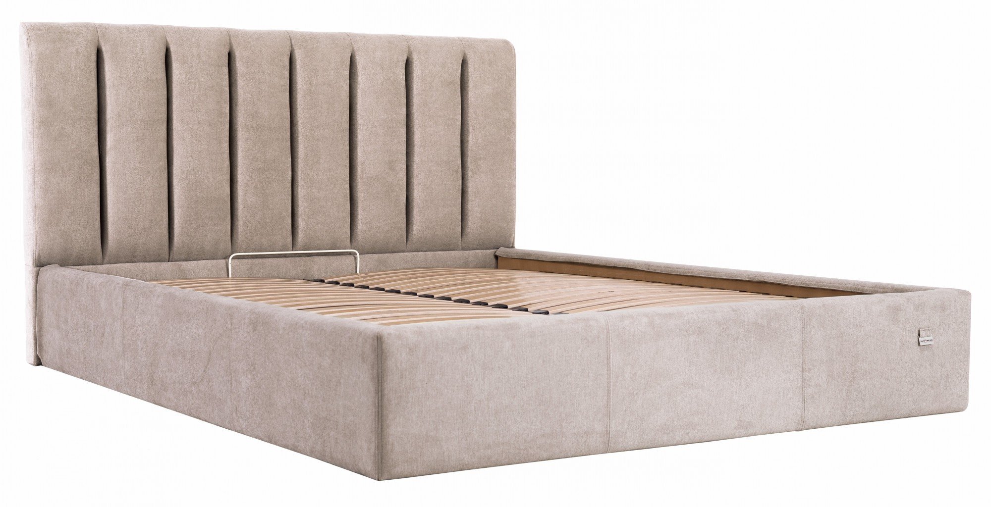 Ліжко двоспальне Sanam VIP Місті Mocco 160х190 см Сірий