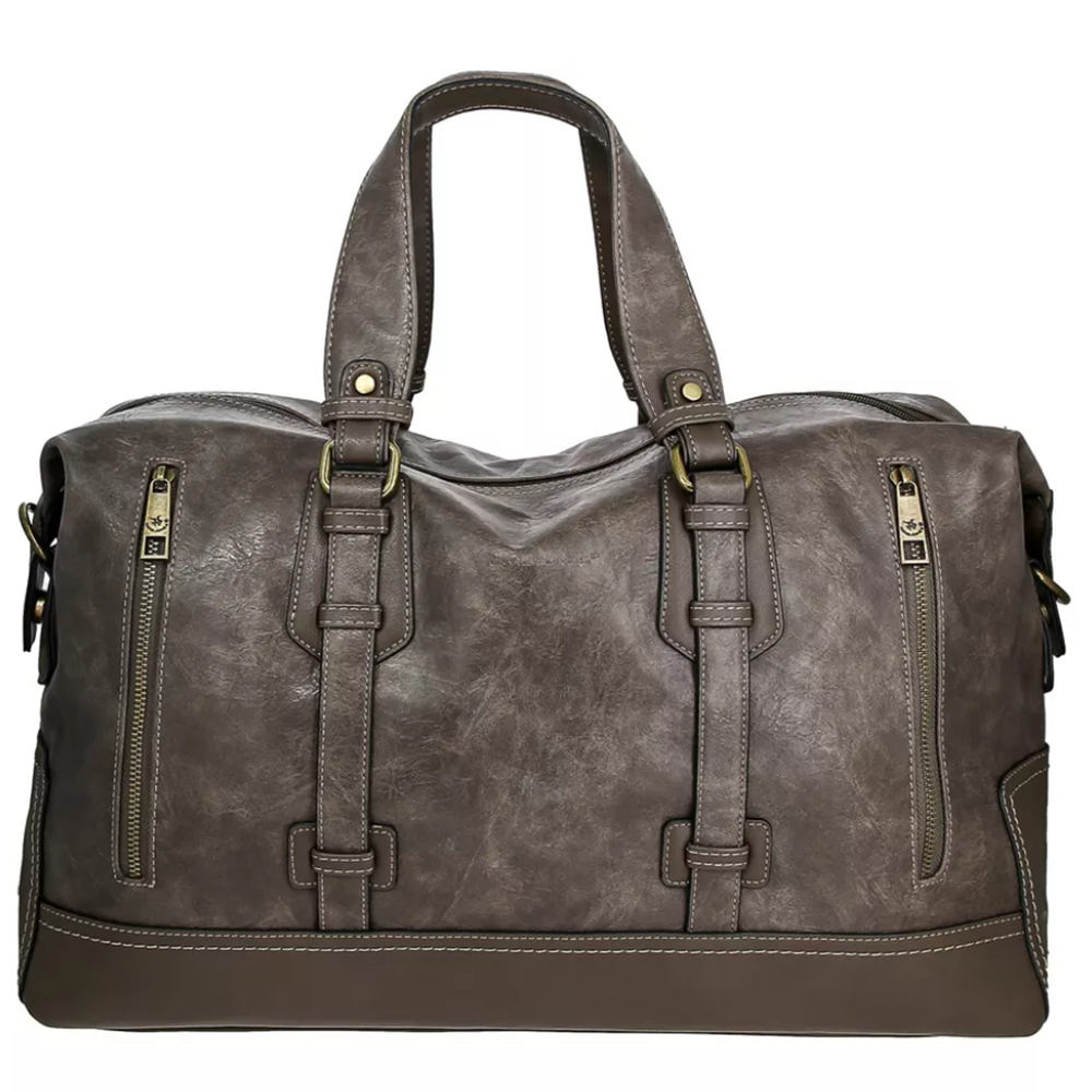 Мужская сумка большая David Jones PTR саквояж Тауп (7920)