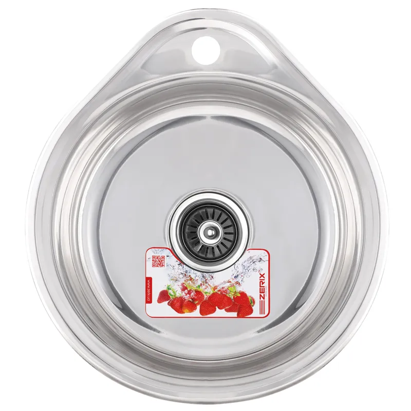 Мийка для кухні Zerix Z4843-06-160P polish (ZS0565)