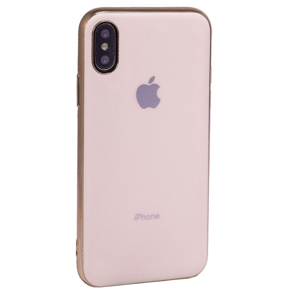 Чохол Apple Xs Max Matte Silcone Series Gold