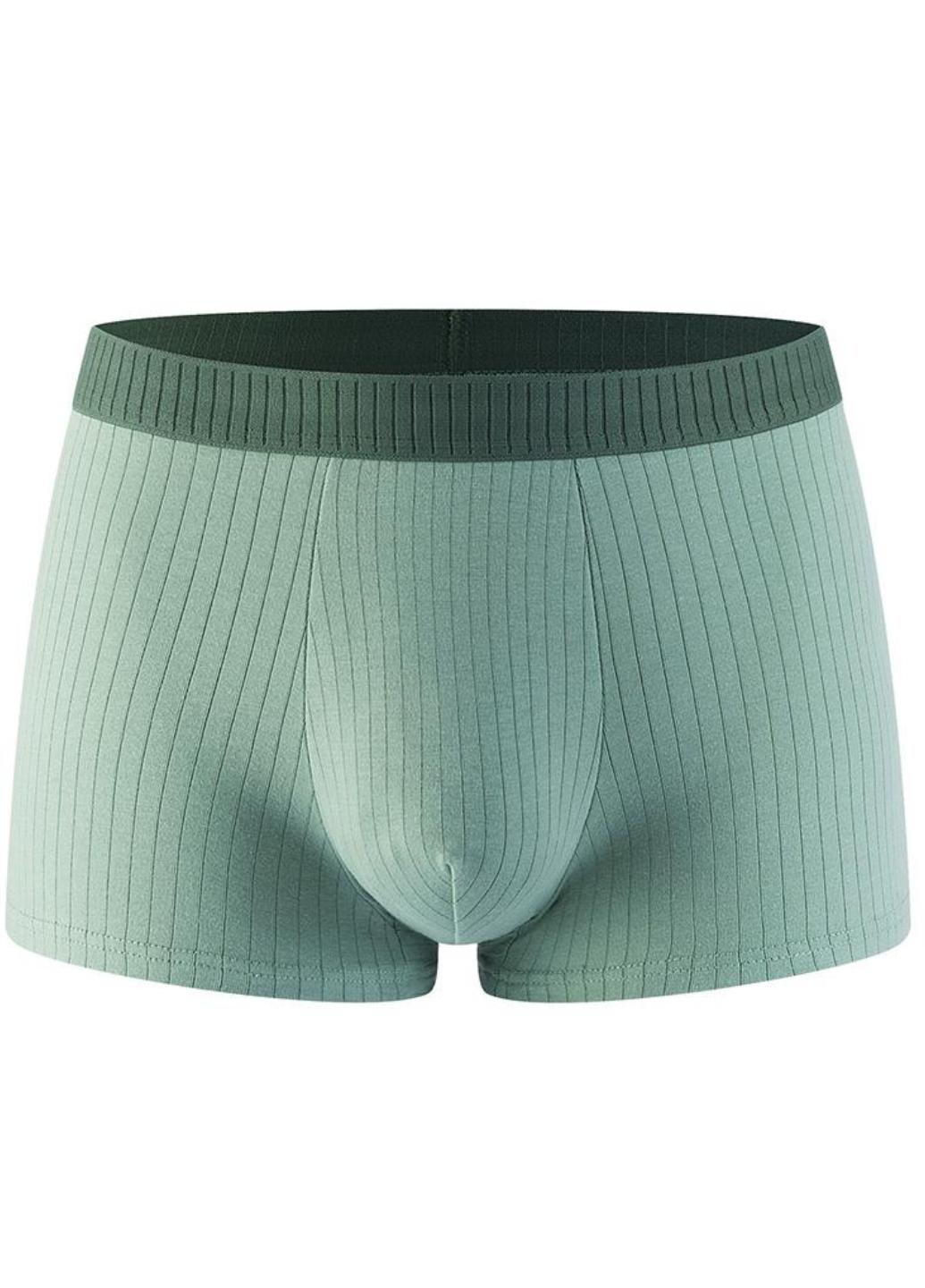 Трусы мужские хлопчатобумажные в рубчике Perfect Choise Зеленый (1462-52-04)