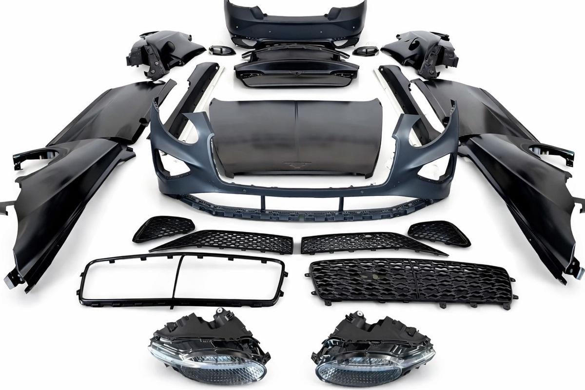 Комплект рестайлинга 1234 Upgrade 2025-Look для Bentley Continental GT 2003–2011 гг. разные материалы под покраску (188525)