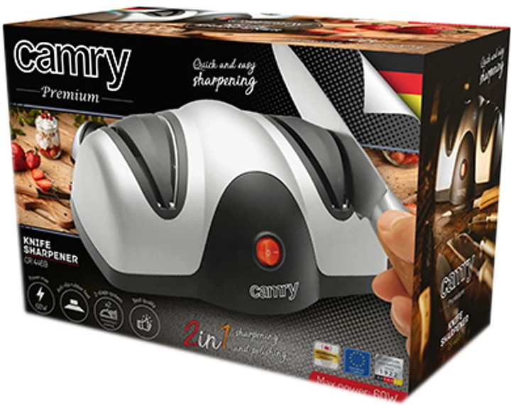 Пристрій для заточки ножів Camry CR 4469 електричний - фото 6 Пристрій для заточки ножів Camry CR 4469 електричний - фото 6