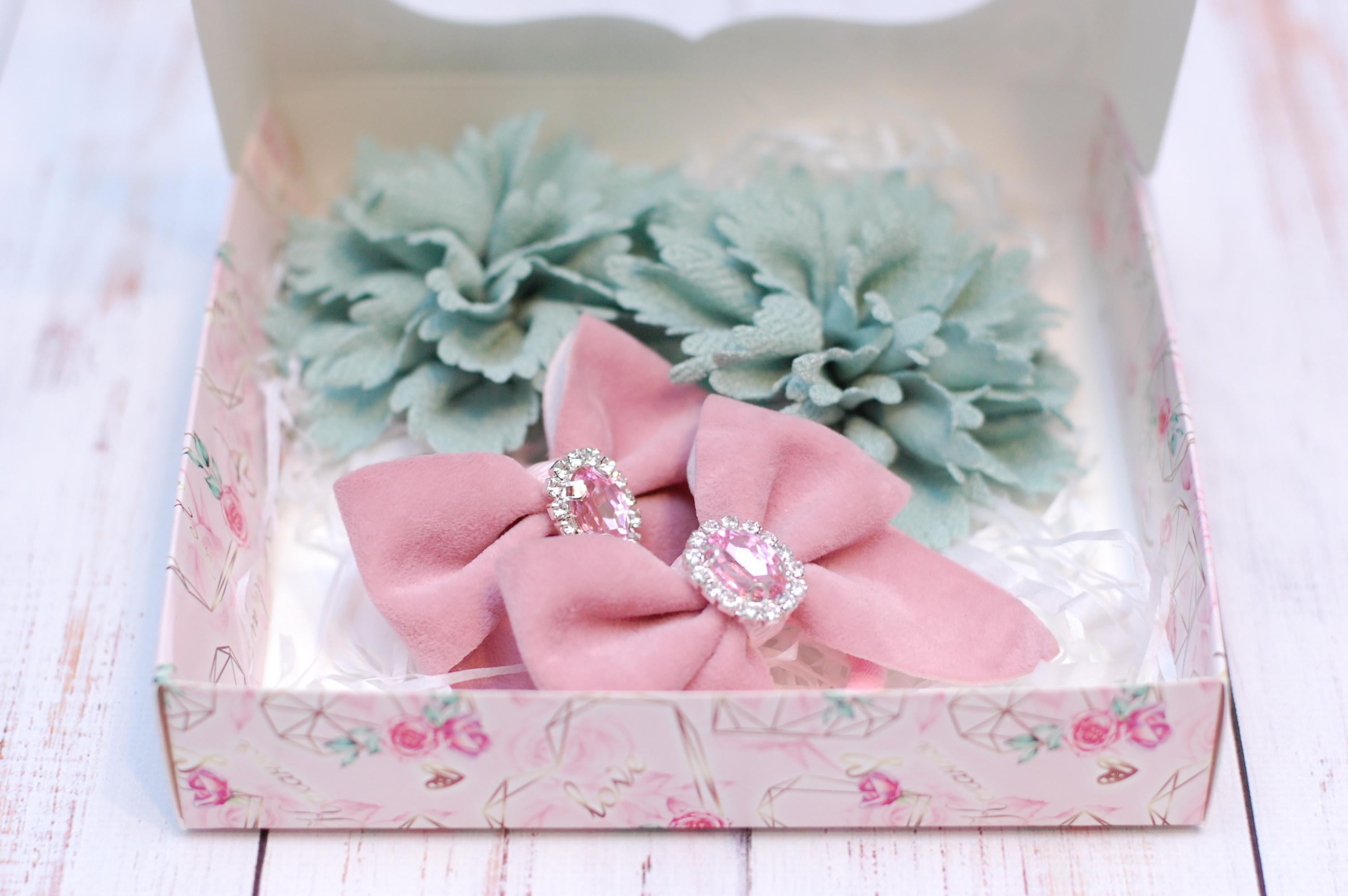 Набор резинок для волос девочке Mint pink (259 об)