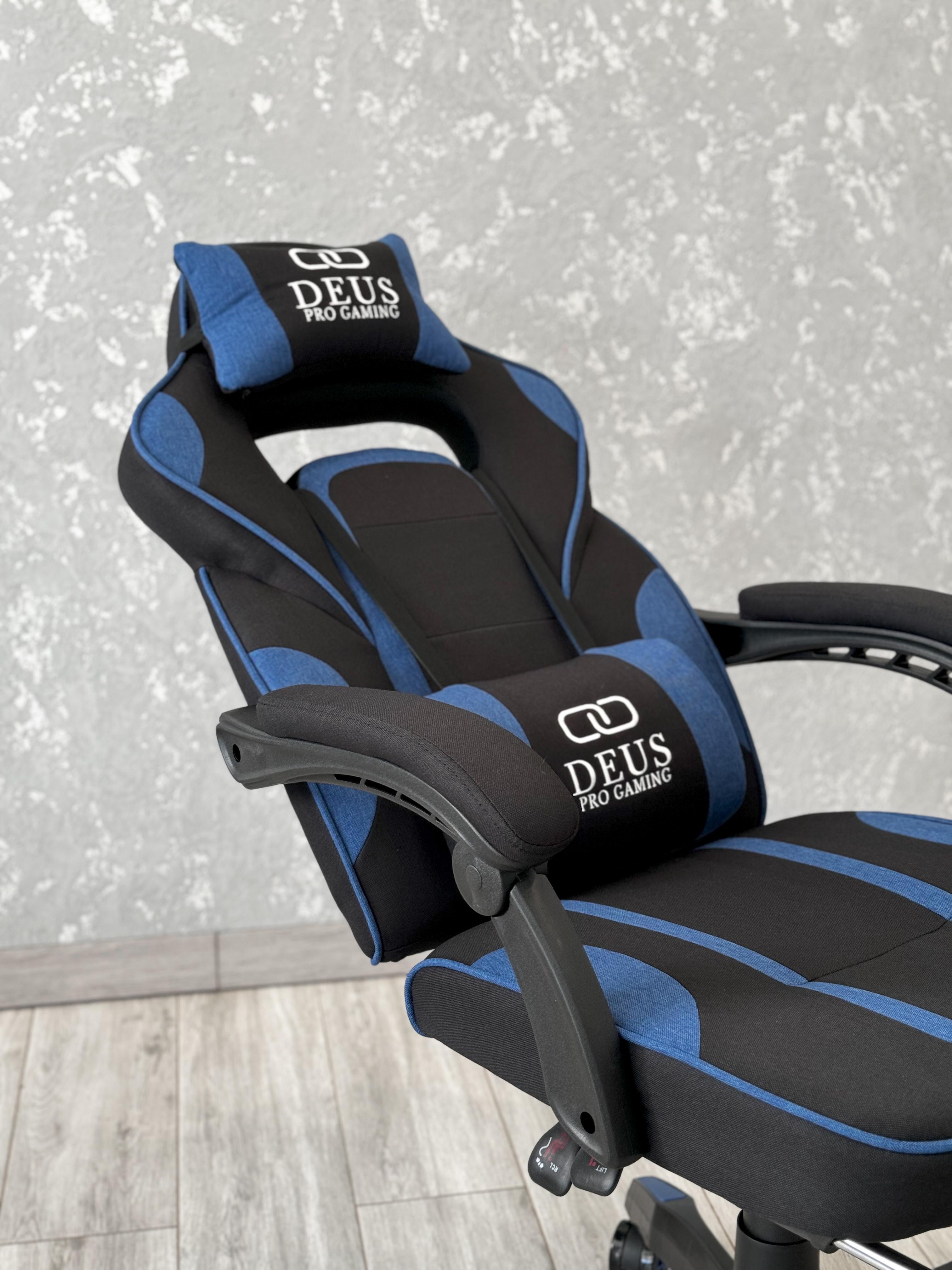 Кресло игровое Deus T14 Черный/Синий - фото 13