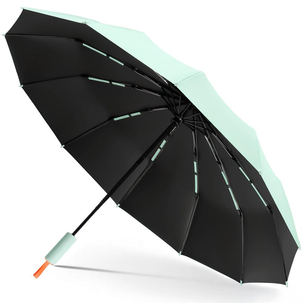 Парасолька автоматична двошарова від дощу і сонця LOSSO Elite 105 см М'ятно-зелений (526302014) - фото 1 Парасолька автоматична двошарова від дощу і сонця LOSSO Elite 105 см М'ятно-зелений (526302014) - фото 1