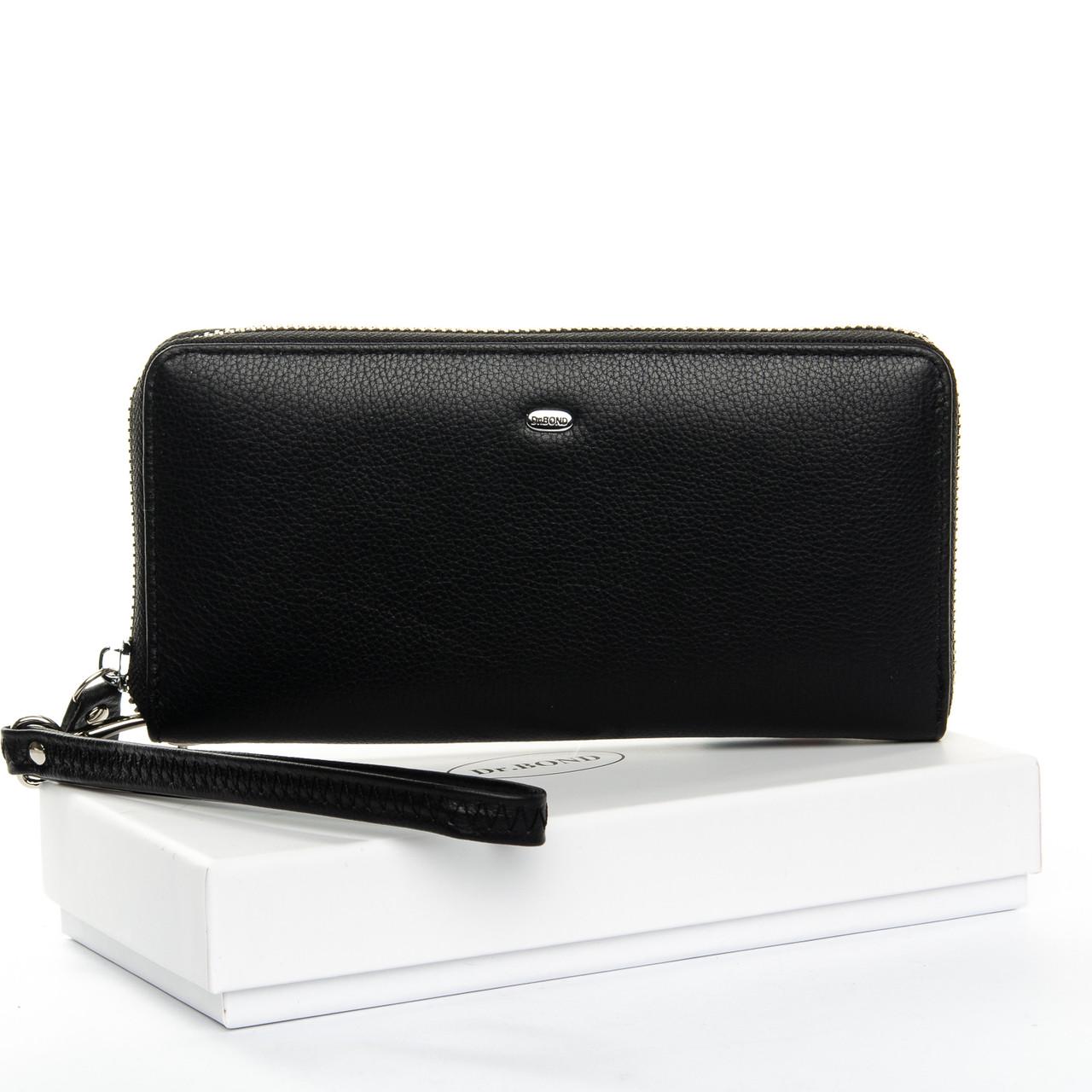 Гаманець жіночий Dr. Bond натуральна шкіра Чорний (W38 black)