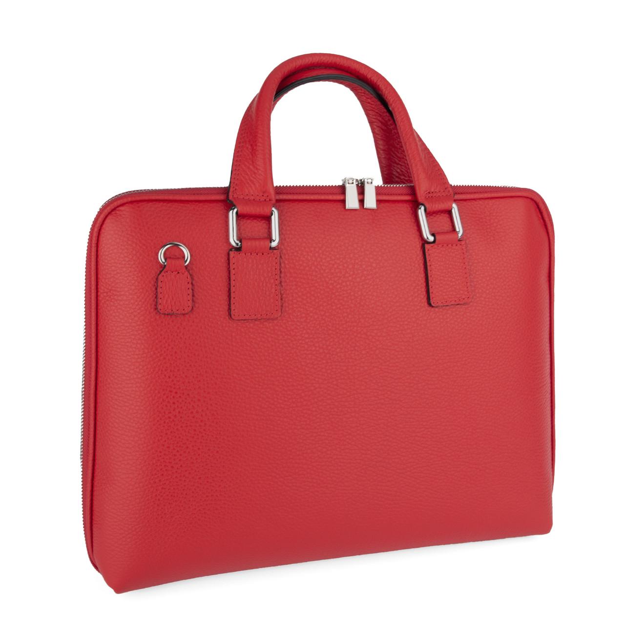 Сумка для ноутбука женская Virginia Conti m01304 кожаная Красный (2661205039)