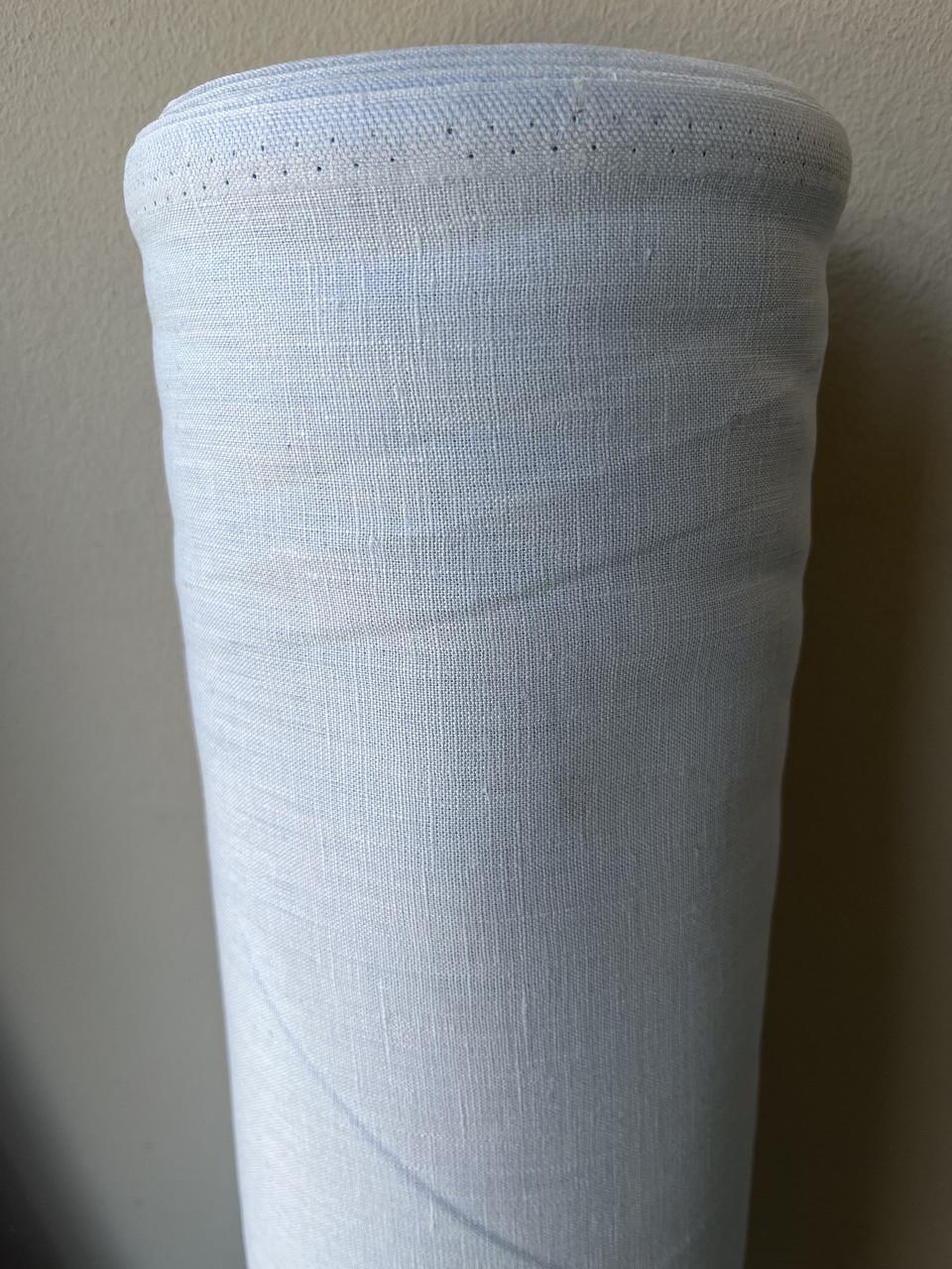 Тканина костюмна LINEN PLUS 100% льон 143 см 552 BLUE Блакитний - фото 1 Тканина костюмна LINEN PLUS 100% льон 143 см 552 BLUE Блакитний - фото 1