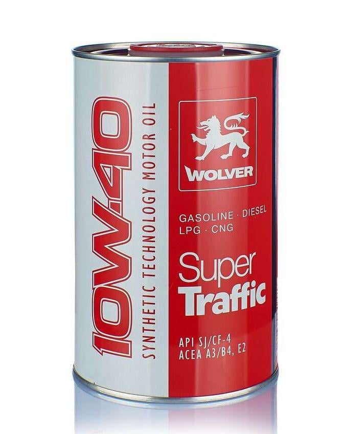 Моторне мастило автомобільне Wolver Super Traffic 10W-40 1 л (26265)