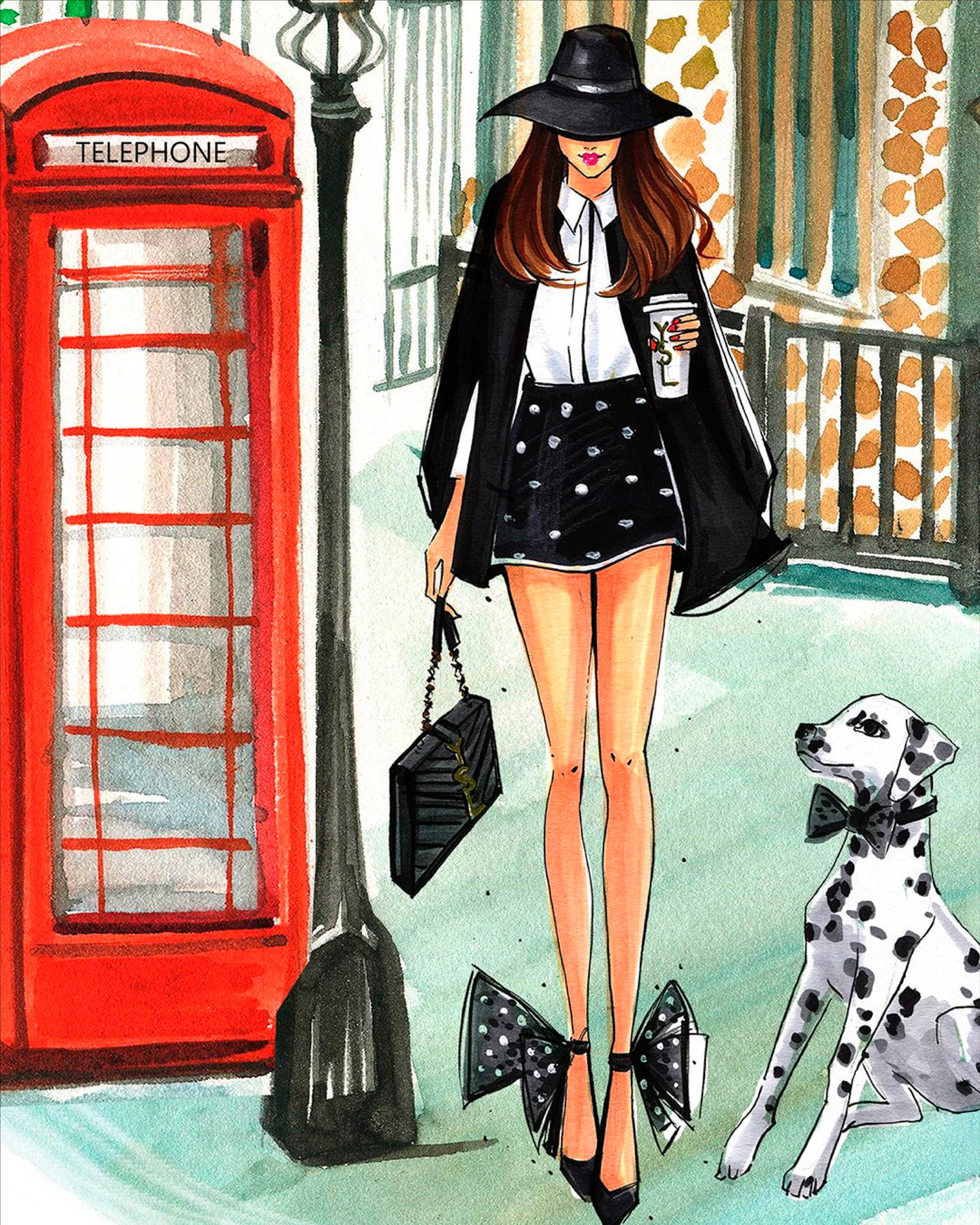 Алмазная мозаика на подрамнике Santi Гламурная парочка 40x50 см (Top-954165)