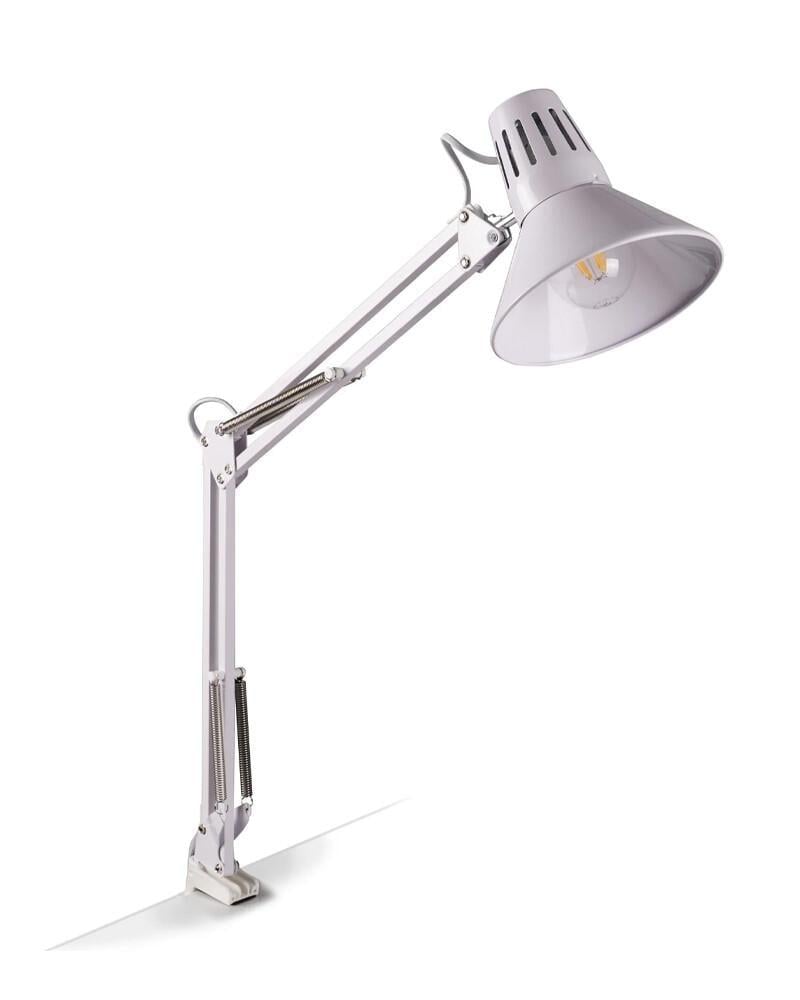 Настільна лампа Goldlux 327536 Worker E27 1x10W IP20 Wh (24549597) - фото 3 Настільна лампа Goldlux 327536 Worker E27 1x10W IP20 Wh (24549597) - фото 3