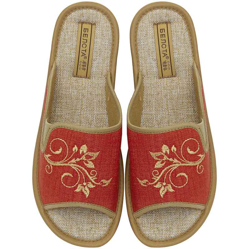 Тапочки комнатные Белста р. 38 Терракотовый (4100777_38)