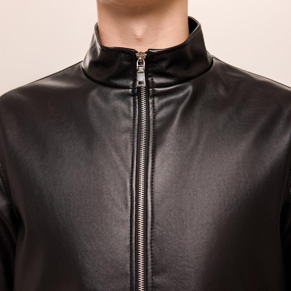 Куртка мужская прямая Pobedov Brim из эко кожи на замше XL Черный (26490/3) - фото 8 Куртка мужская прямая Pobedov Brim из эко кожи на замше XL Черный (26490/3) - фото 8