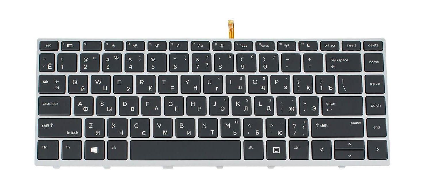 Клавиатура для ноутбука HP ProBook 640 G4 с подсветкой клавиш (819877-251)