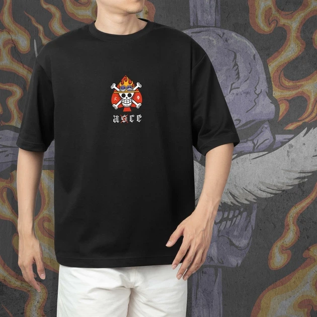 Футболка чоловіча з принтом Ван Піс Fire Fist Red Edition р. 48 (Anime1051)