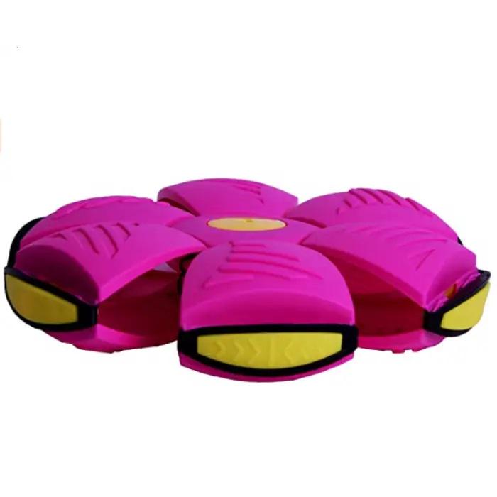 Мяч-трансформер складной UFo Magic светящийся Розовый (c5e286ee)