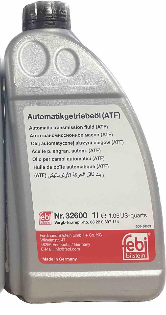 Масло АКПП Febi ATF Dexron VI 1 л (32600) Масло АКПП Febi ATF Dexron VI 1 л (32600)