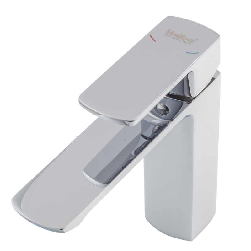 Смеситель для умывальника Haiba Oscar 001 Хром (HB0938) Смеситель для умывальника Haiba Oscar 001 Хром (HB0938)