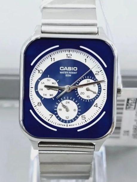 Мужские наручные часы Casio MTP-M307D-2B Timeless Collection со стальным корпусом Синий (2903043890) Мужские наручные часы Casio MTP-M307D-2B Timeless Collection со стальным корпусом Синий (2903043890)
