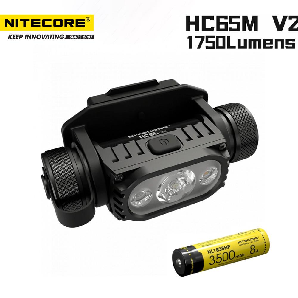 Ліхтар на шолом Nitecore HC65M V2 з кріпленням NVG mount (11401801) - фото 2