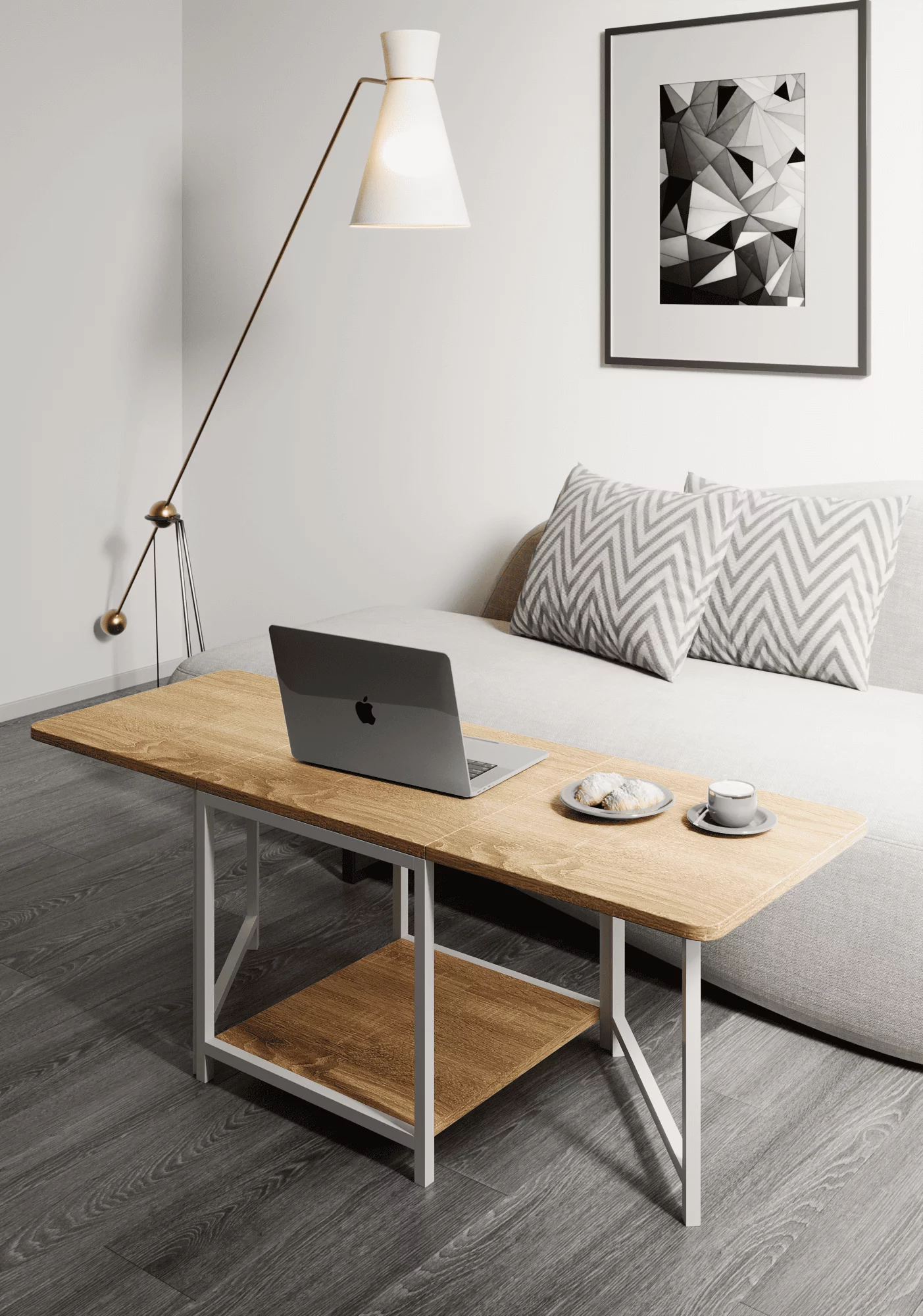 Стол раскладной журнальный Future Дуб сонома (fut_004)