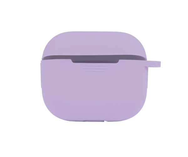 Чехол-футляр для наушников Silicone Case with microfibra для Samsung Buds FE/Buds 2/Buds 2 Pro/Buds Live Elegant purple