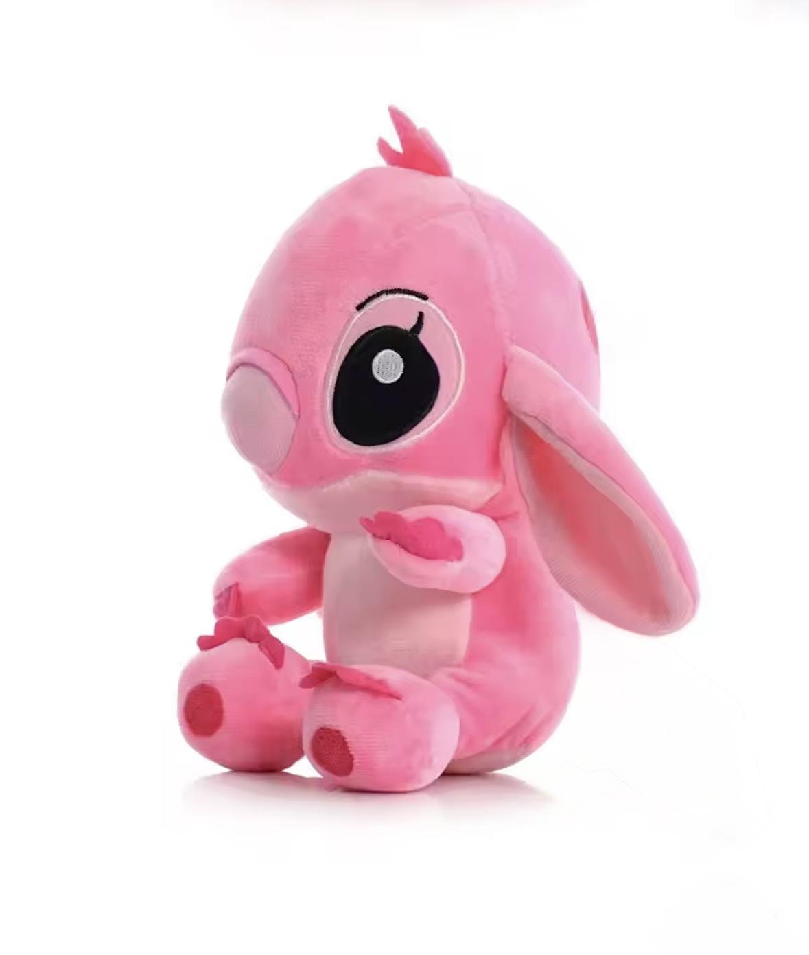 Іграшка дитяча м'яка Wuke плюшевий Ангел Ліло і Стіч мультфільм Рожевий - фото 3