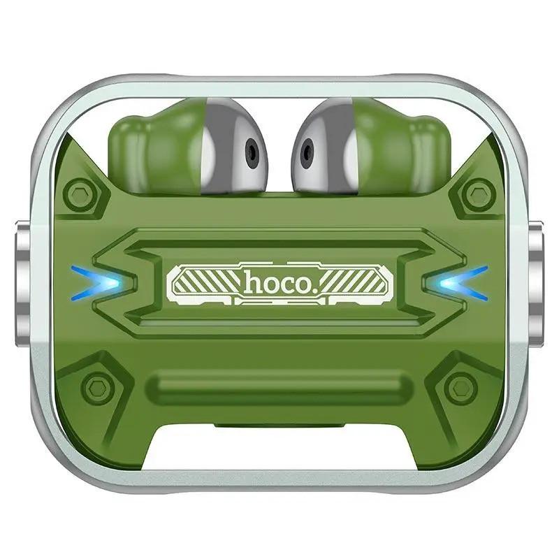 Наушники беспроводные Hoco Trendy EW55 Bluetooth Green (020489) - фото 3