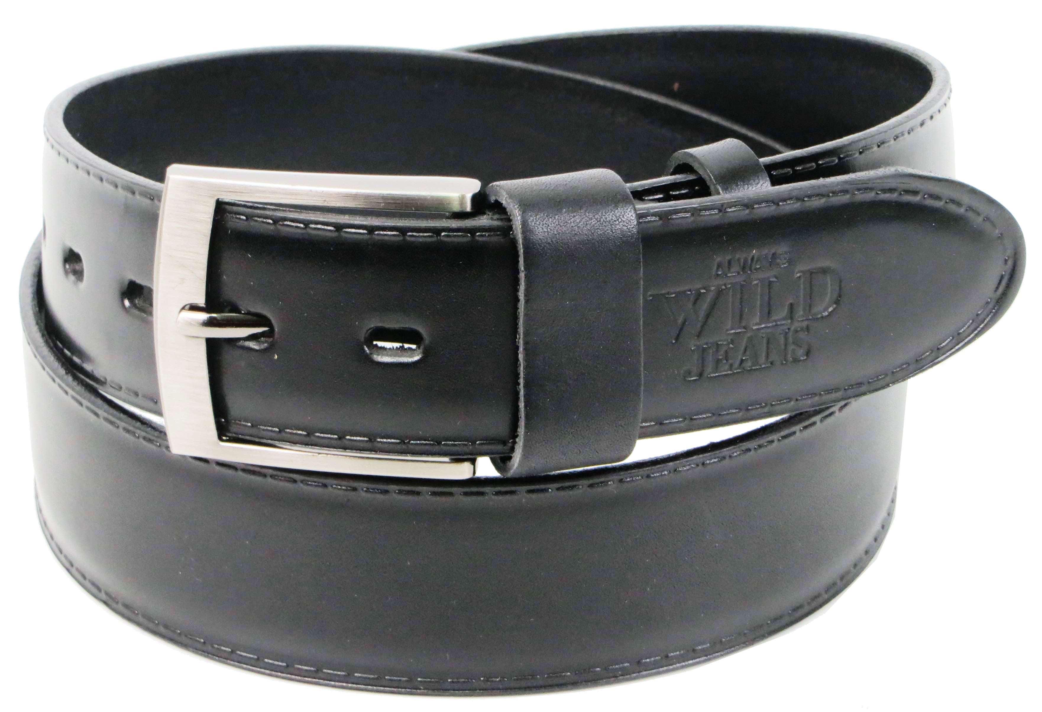 Ремінь чоловічий Always Wild шкіряний Чорний (PPW-30)