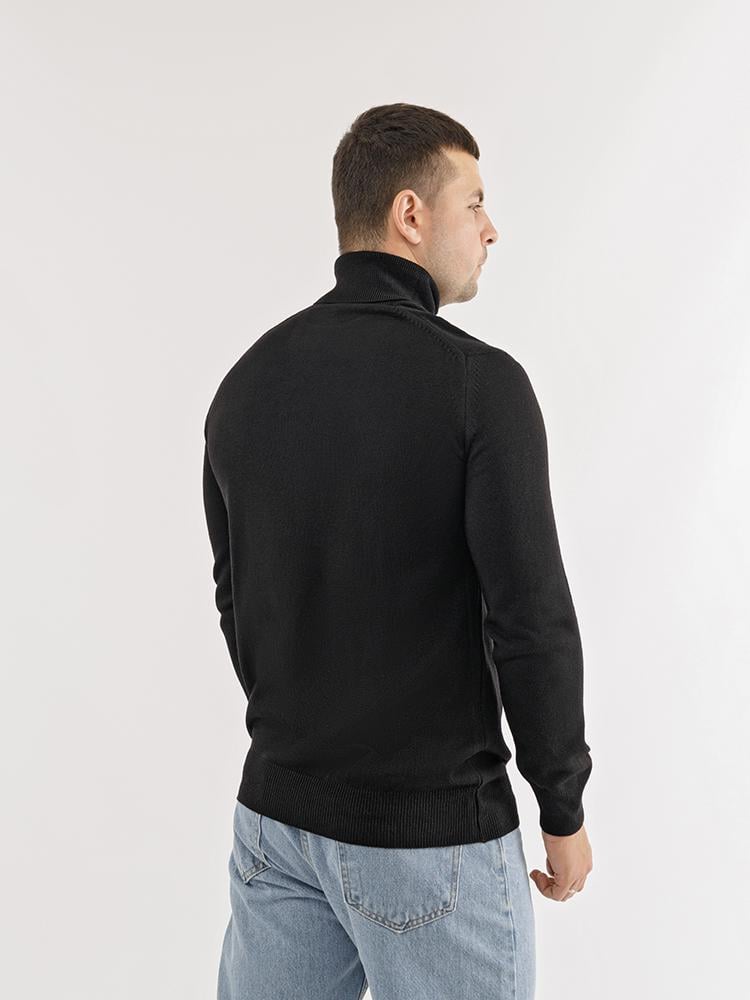 Гольф мужской ЦБ-00227300 р. 50 Черный (SKT000926067) - фото 4 Гольф мужской ЦБ-00227300 р. 50 Черный (SKT000926067) - фото 4