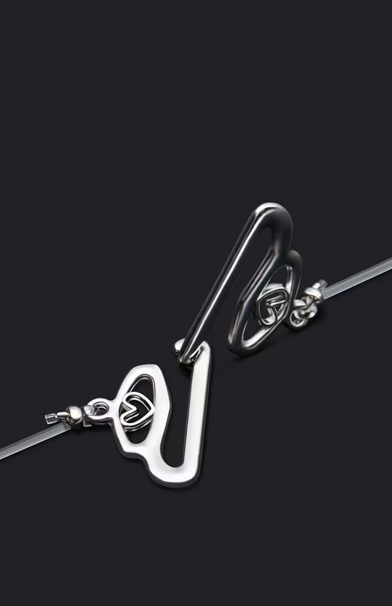 Бретелі для бюстгальтера тонкі силіконові з металевими гачками 1 пар 1 мм Прозорий (3000003773) - фото 6