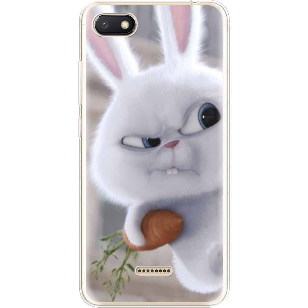 Чехол Boxface Xiaomi Redmi 6A Rabbit Snowball Прозрачный силикон (34811-up1116-34811)