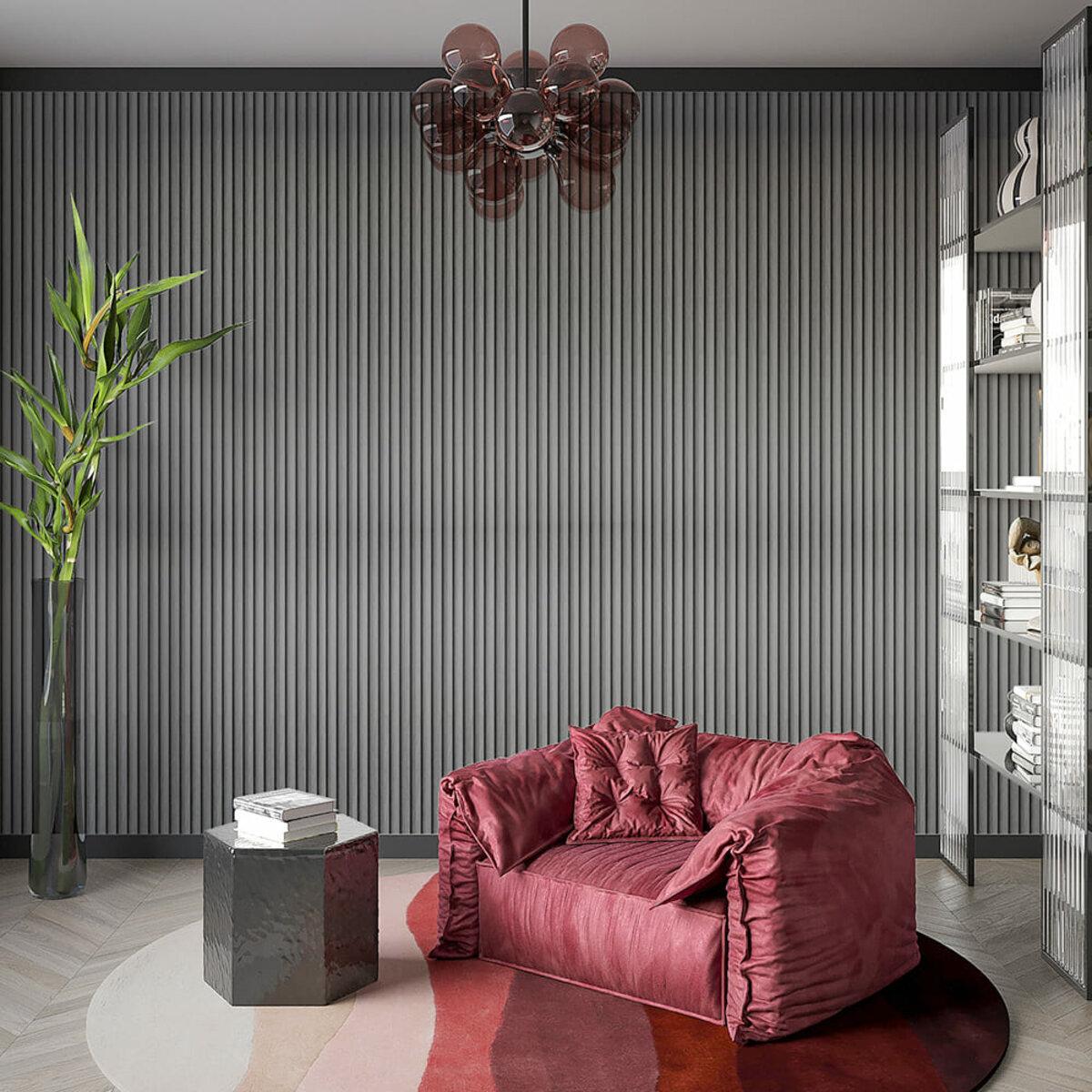 Рельс декоративный WPC стеновой 3000х160х23 мм Уголь (SW-00001534) - фото 8 Рельс декоративный WPC стеновой 3000х160х23 мм Уголь (SW-00001534) - фото 8