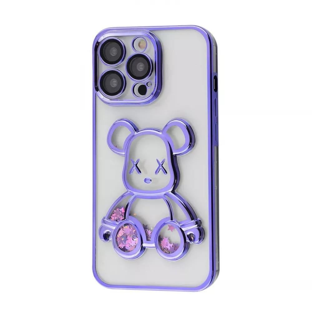 Чехол для телефона PRC Shining Bear Case iPhone 13 Pro Purple