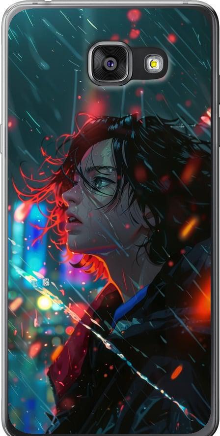 Чехол на Samsung Galaxy A7 (2016) A710F Ночные огни (6096u-121-42517)