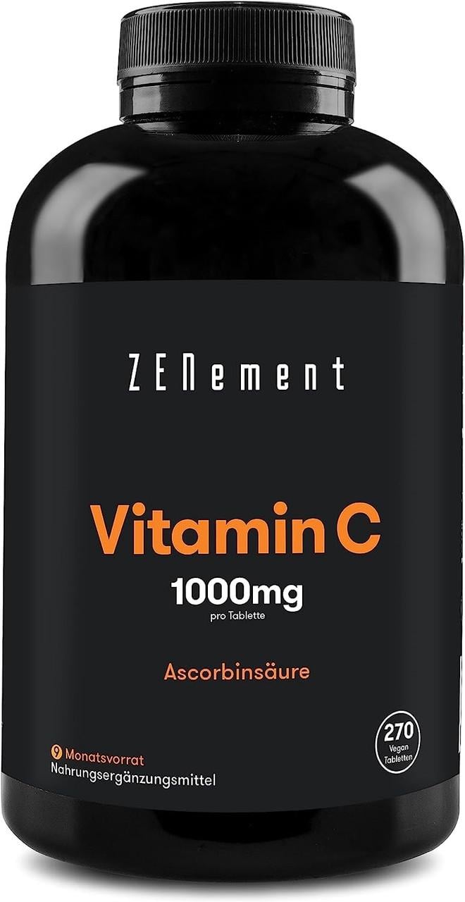 Вітаміни для імунітету Zenement Вітаміни З 1000 мг 180 капс. (50096622)