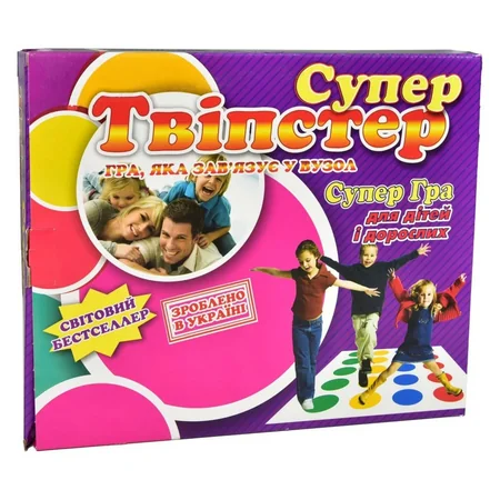 Настільна гра "Супер Твістер" 379ST українською мовою (7730)